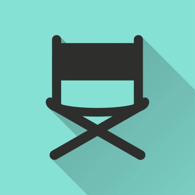 Yönetmen koltuğu vektör simgesi