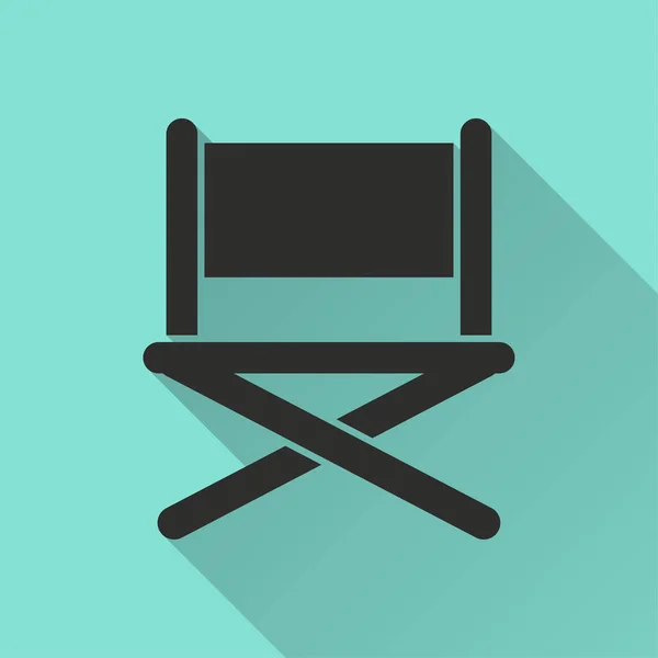 Cadeira diretor vetor ícone — Vetor de Stock
