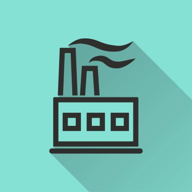 Fabrika vektör simgesi
