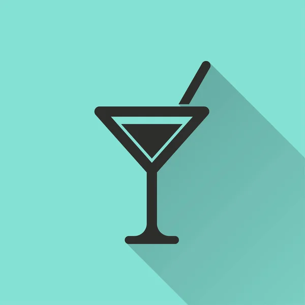Cocktail vector icon — Stock Vector