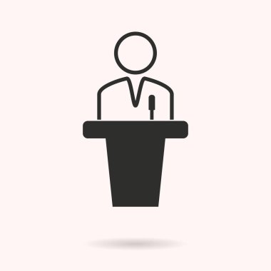 Conferece - vektör simgesi.