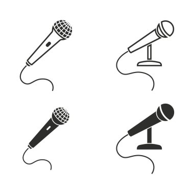mikrofon Icon set.