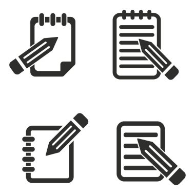 Not defteri Icon Set.