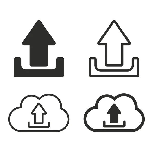 아이콘 집합을 업로드. — 스톡 벡터