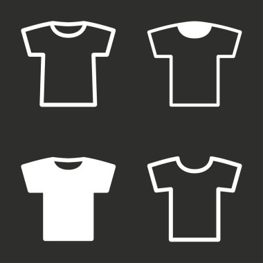 T-shirt Icon set.