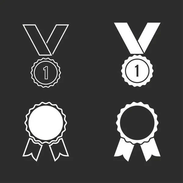 Award icon set. — Stock Vector