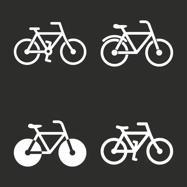 Juego de iconos de bicicleta . — Vector de stock