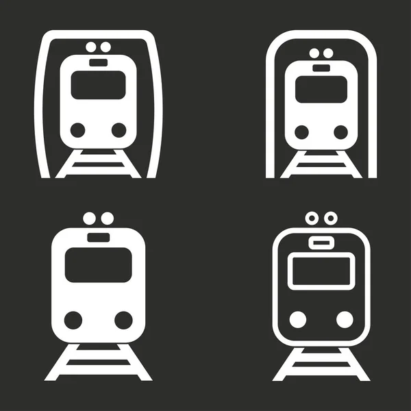 U-Bahn-Symbol gesetzt. — Stockvektor