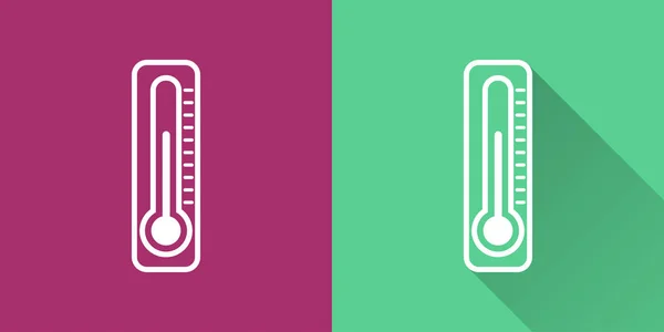 Thermometer - vector icon. — Stock Vector