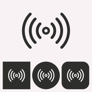 Wi-Fi - vektör simgesi.