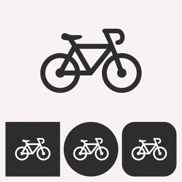 Fahrrad - Vektor-Symbol. — Stockvektor