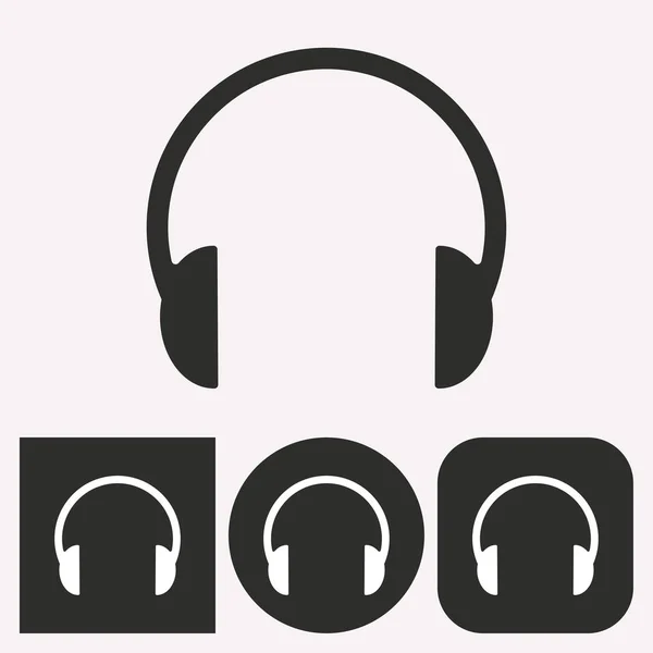 Headphone - vector pictogram. — Stockvector