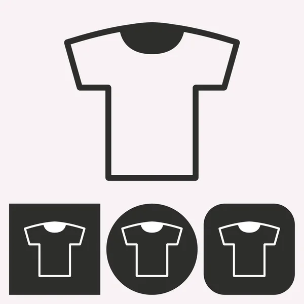 Camiseta - icono de vector . — Vector de stock