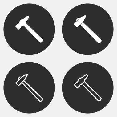 Çekiç Icon set.