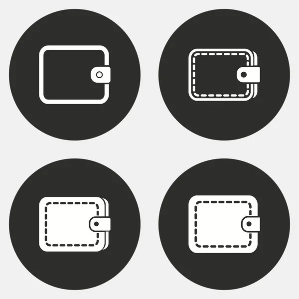 M-cüzdan Icon set. — Stok Vektör