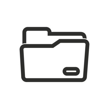 Klasör - vektör simgesi.