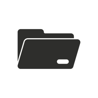 Klasör - vektör simgesi.