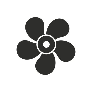 Fan - vektör simgesi.