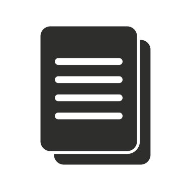 Belge - vektör simgesi.