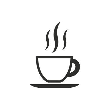 Kahve fincanı - vektör simgesi.