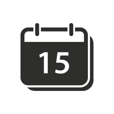 Takvim - vektör simgesi.