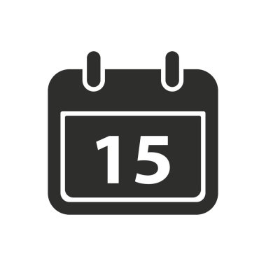 Takvim - vektör simgesi.