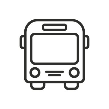 Otobüs - vektör simgesi.