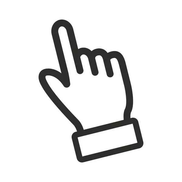 Hand - vector pictogram. — Stockvector