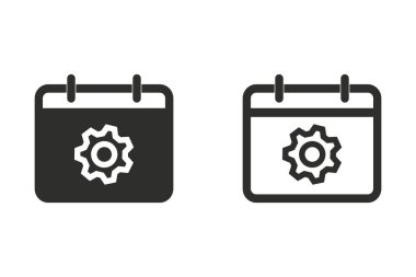 Takvim - vektör simge planlama.