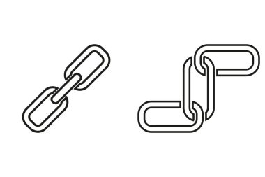 Link - vektör simgesi.