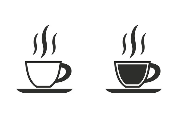 Coffee cup - vector icon. — Stock Vector