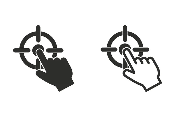 Touch - pictogram van de vector. — Stockvector