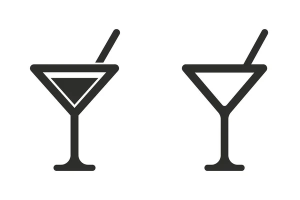 Cocktail - vector icon. — Stock Vector