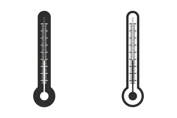 Termómetro - icono del vector . — Archivo Imágenes Vectoriales