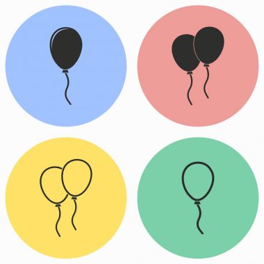 Balon Icon set.
