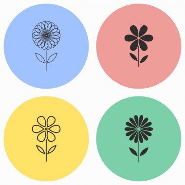 çiçek Icon set.