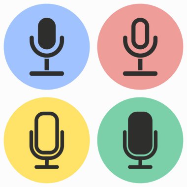 mikrofon Icon set.