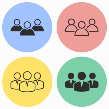 insanlar Icon set.