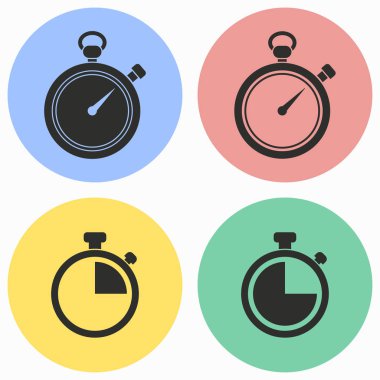 Kronometre Icon set.