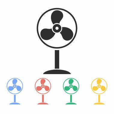 Fan - vektör simgesi.