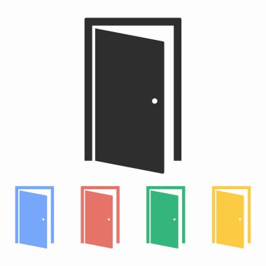 Kapı - vektör simgesi.