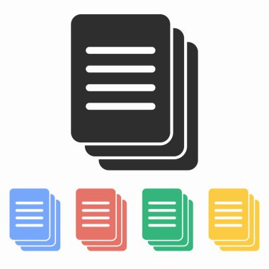 Belge - vektör simgesi.