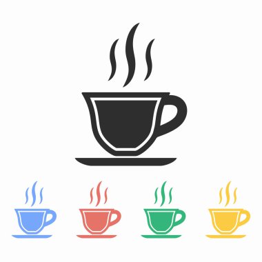 Kahve fincanı - vektör simgesi.