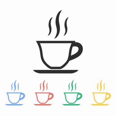 Kahve fincanı - vektör simgesi.