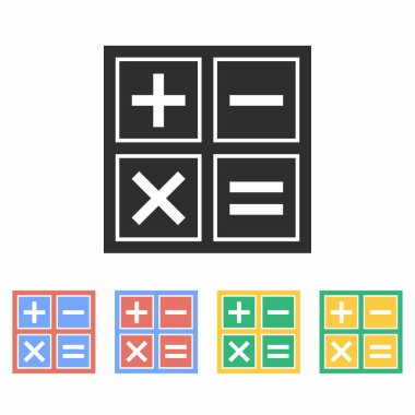 hesap makinesi - vektör simgesi.