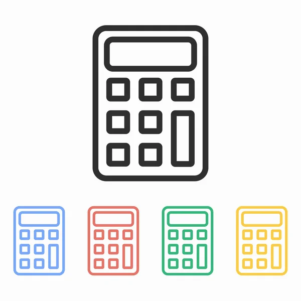 Calculator - vector icon. — Stock Vector