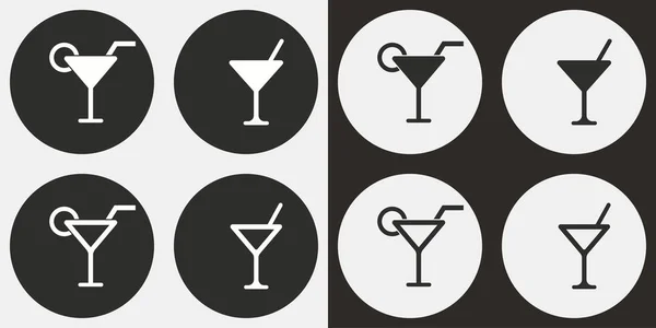 Set icona cocktail . — Vettoriale Stock