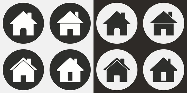 Home icon set. — Stock Vector