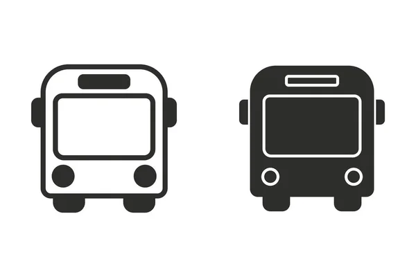 Bus - vector icon. — Stock Vector