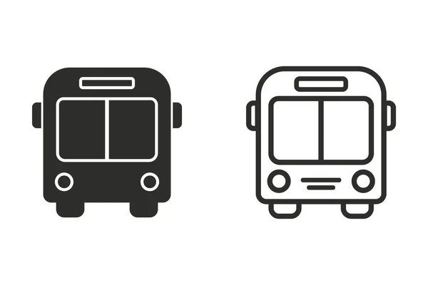 Bus - vector pictogram. — Stockvector